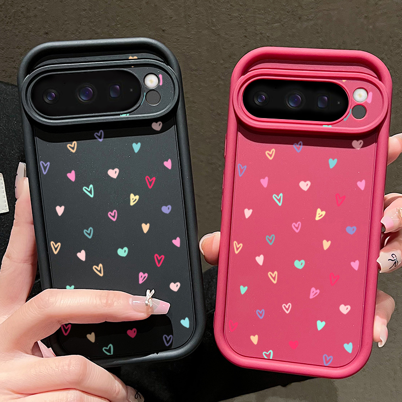 เคสโทรศัพท์แบบนิ่มลายหัวใจสีสั - Google Pixel 9 บทวิจารณ์และราคา