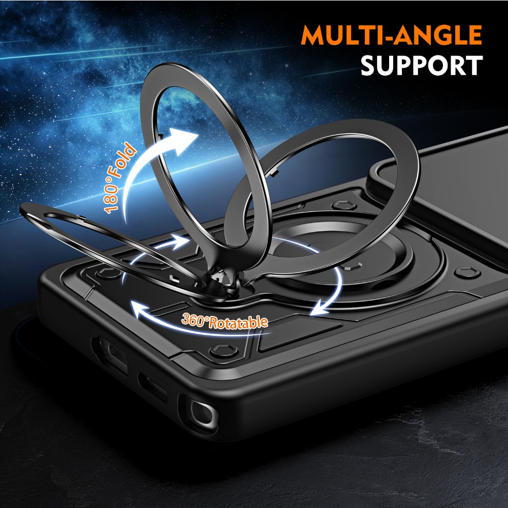 360 ° เคสกันกระแทกพร้อมขาตั้งแ - Camera Lens Protector บทวิจารณ์และราคา